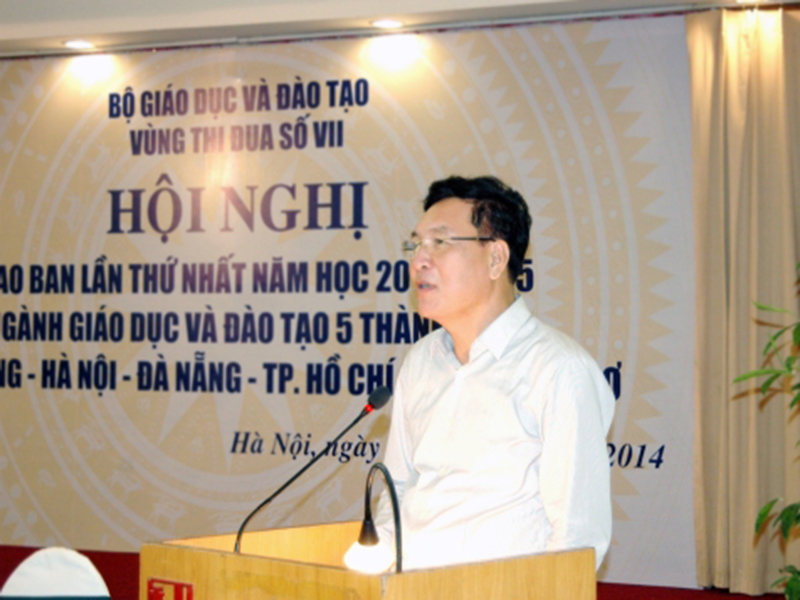 Giao ban lần thứ nhất năm học 2014 – 2015 cụm thi đua vùng 7